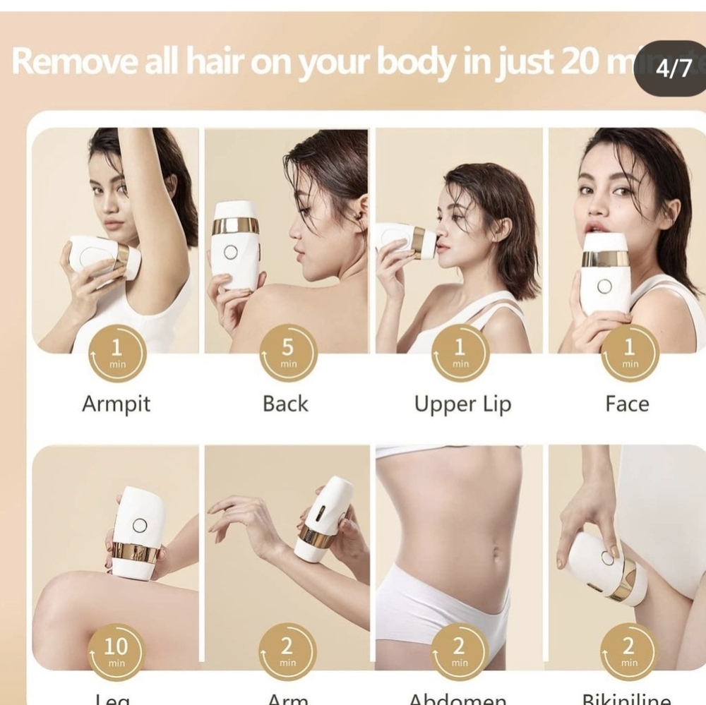 Ellkii ipi ice compress hair removal